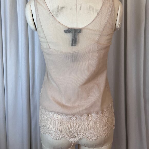 DKNY Mesh Lace Cami Top - Picture 4 of 6